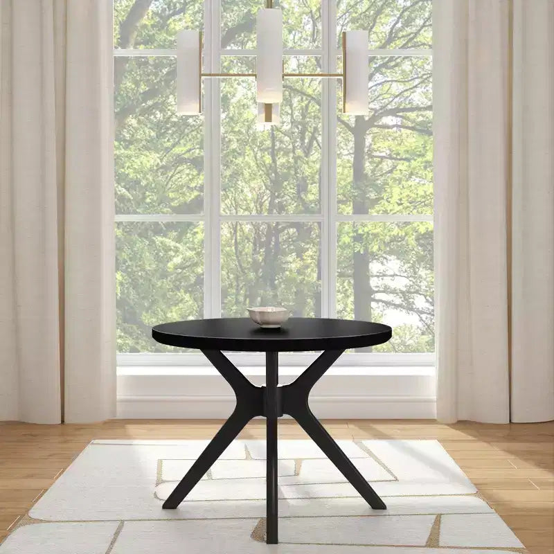 Plank+Beam Verso Round Dining Table, 38 Solid Wood Kitchen & Dining Room Table