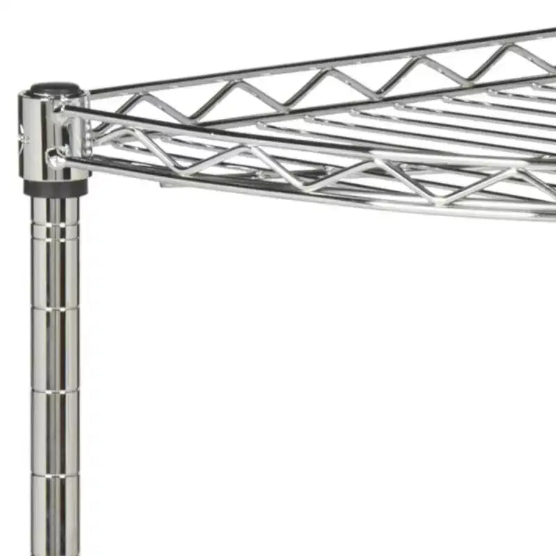Damaris 4 Tier Corner Rack - Chrome - Safavieh