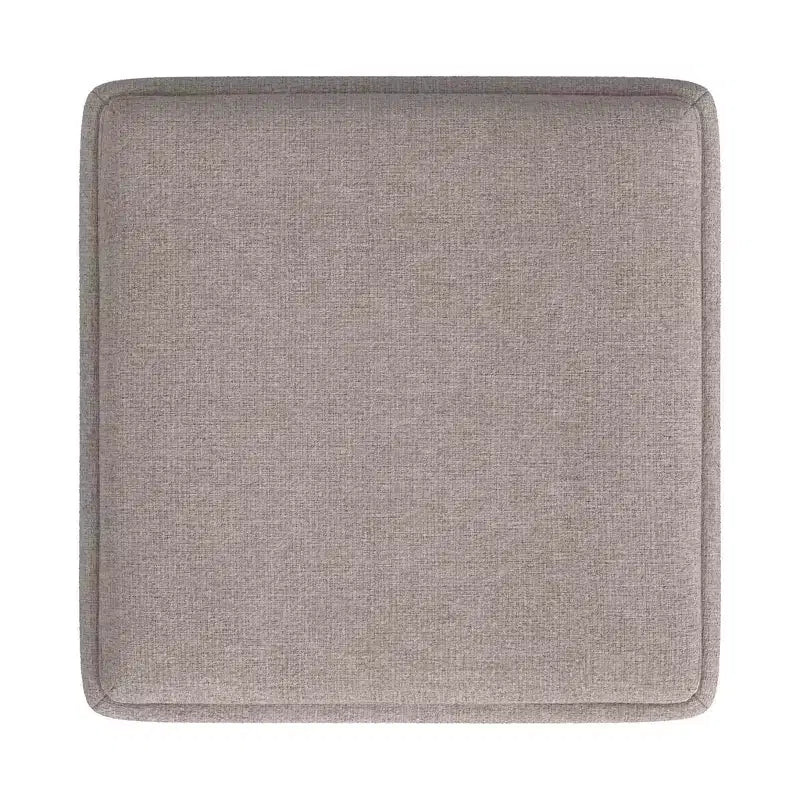 Pouf de rangement HomePop avec plateau de service