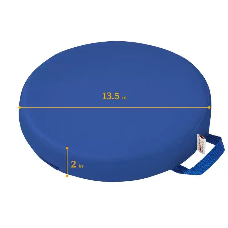 SoftZone Coussin de sol rond avec poignée, lot de 6
