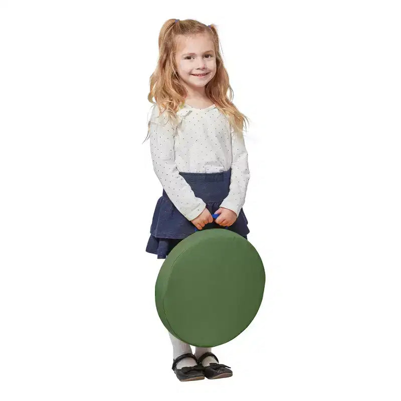 SoftZone Coussin de sol rond avec poignée, lot de 6