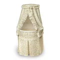 Lit de bébé rond Empress de Badger Basket avec ciel de lit