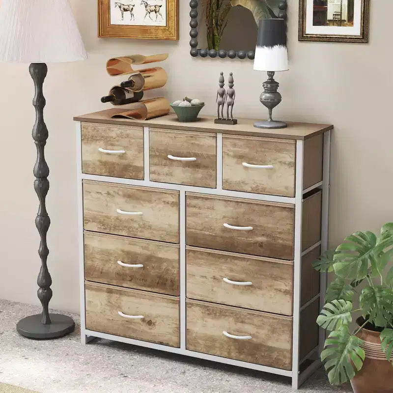 Commode de rangement à 9 tiroirs JIONJOY
