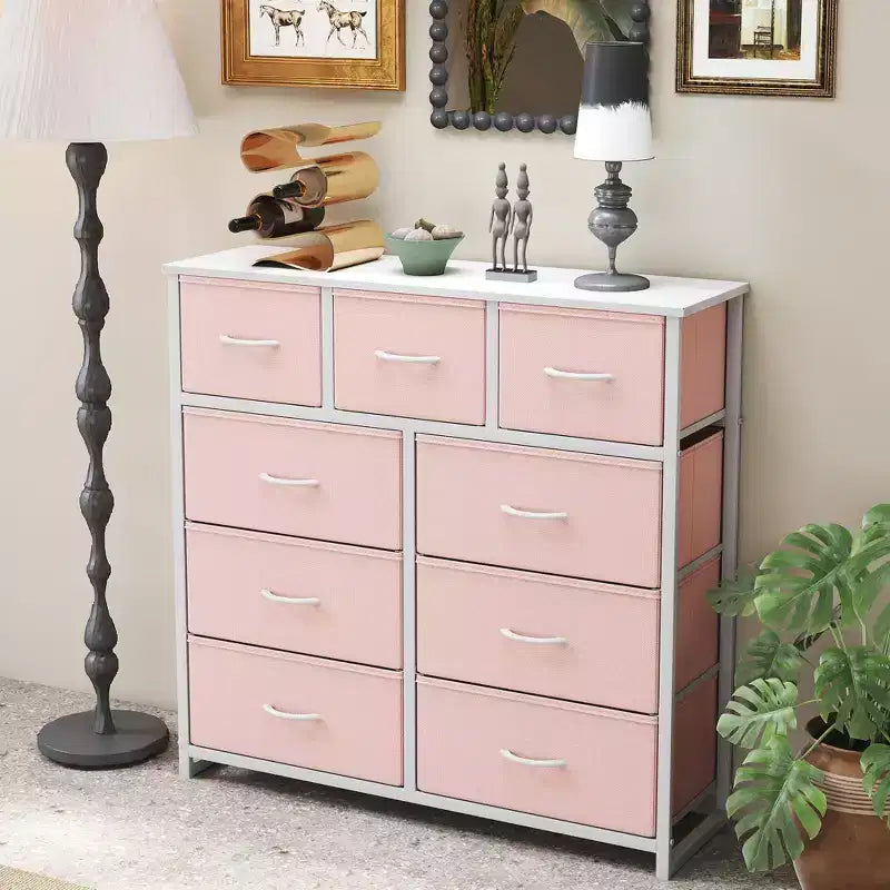 Commode de rangement à 9 tiroirs JIONJOY