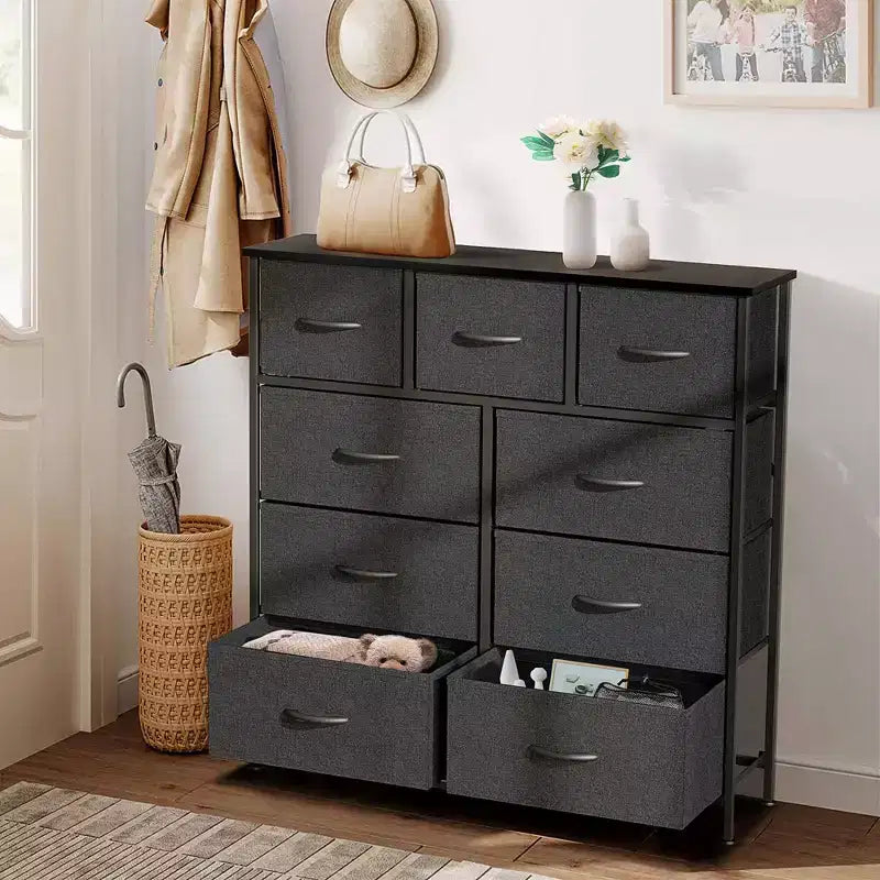 Commode de rangement à 9 tiroirs JIONJOY
