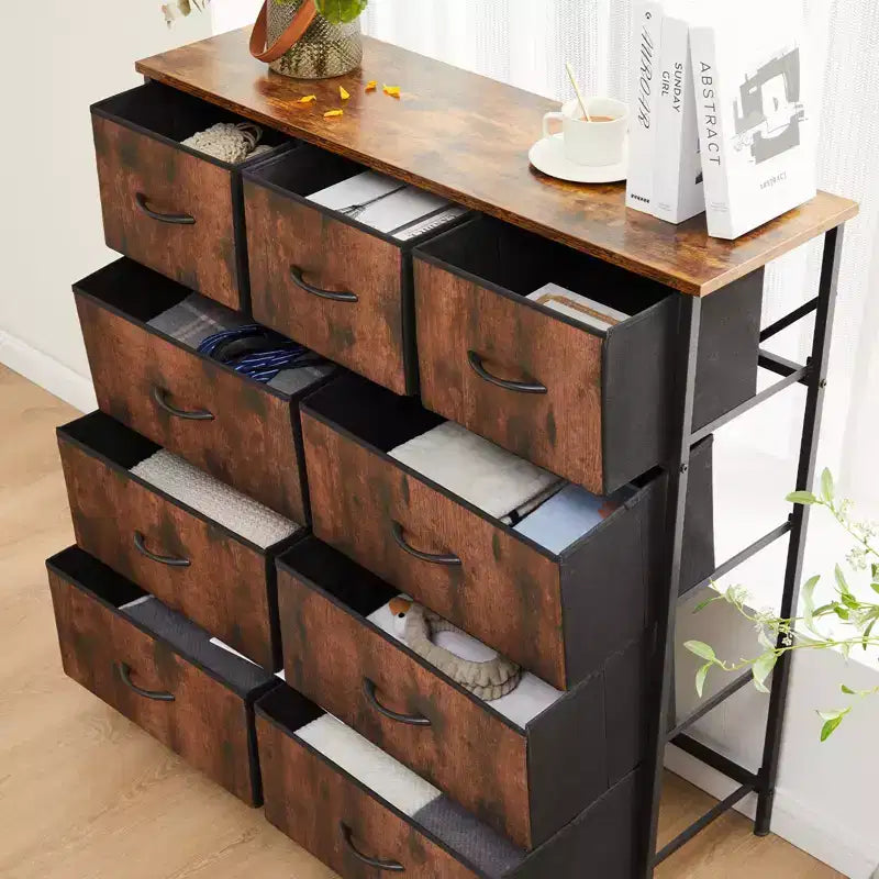 Commode de rangement à 9 tiroirs JIONJOY