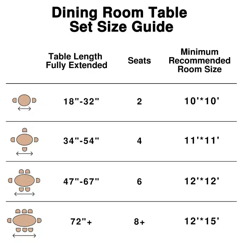 Dovelina Table de salle à manger ronde du milieu du siècle, table de cuisine en bois pour 4 personnes - Noyer