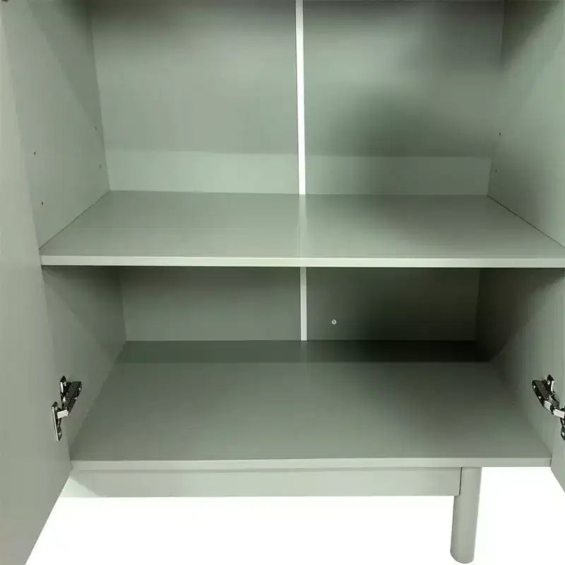Bahut de buffet, meuble de rangement de cuisine moderne avec 4 portes et étagères réglables, buffet en bois pour couloir et salon