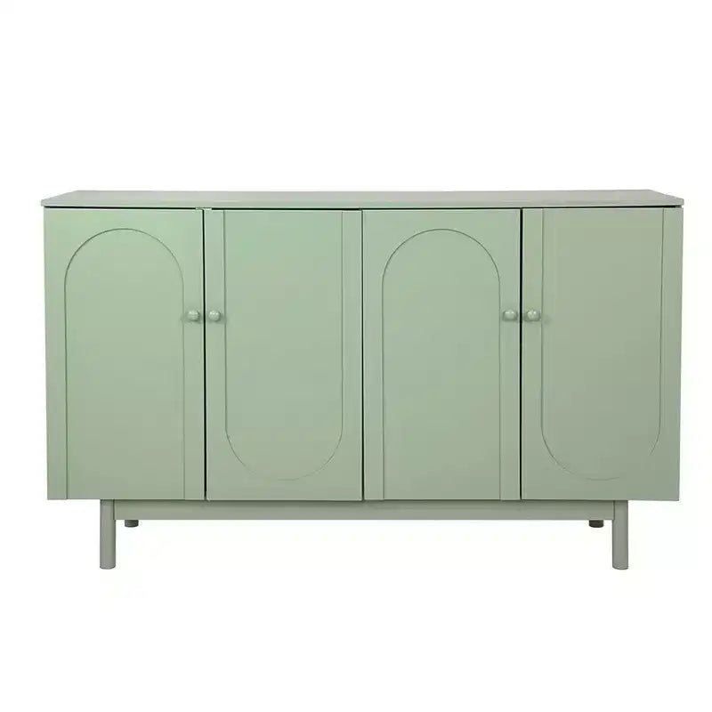 Bahut de buffet, meuble de rangement de cuisine moderne avec 4 portes et étagères réglables, buffet en bois pour couloir et salon
