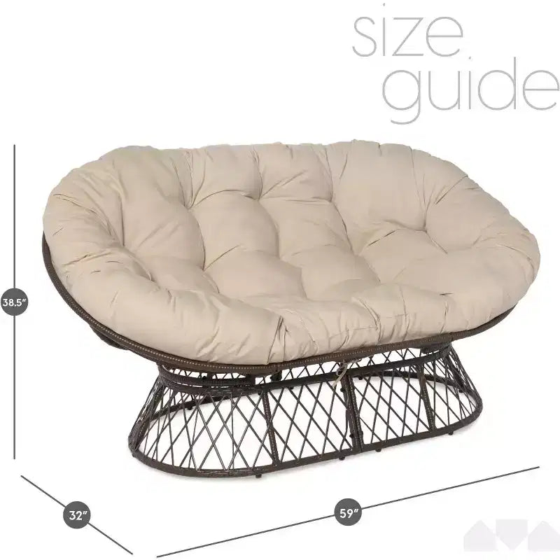 Milliard Double Papasan Chair