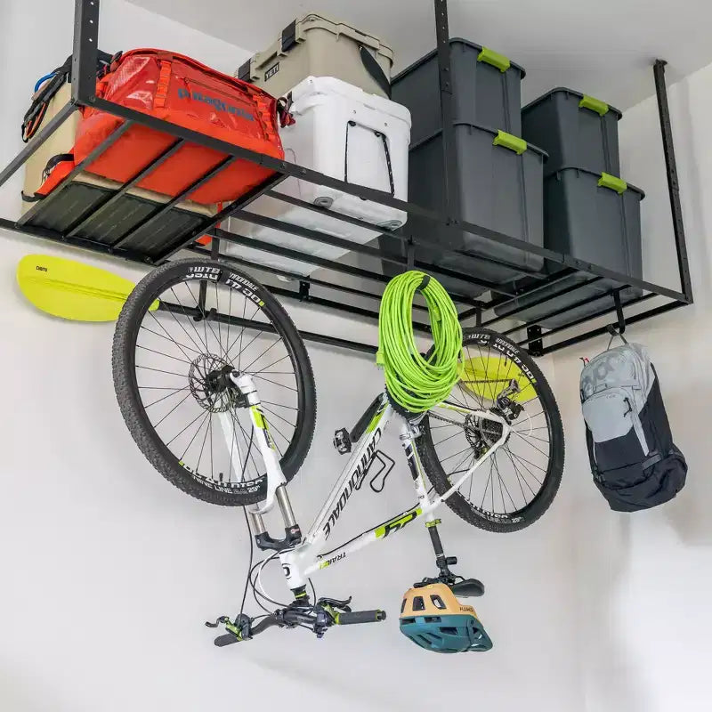 StoreYourBoard Rangement de Garage Suspendu Faber 3' x 8' avec Crochets | Supporte 317 kg
