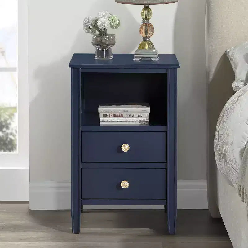 Comfort Pointe Winsley 2 Drawer Storage Nightstand