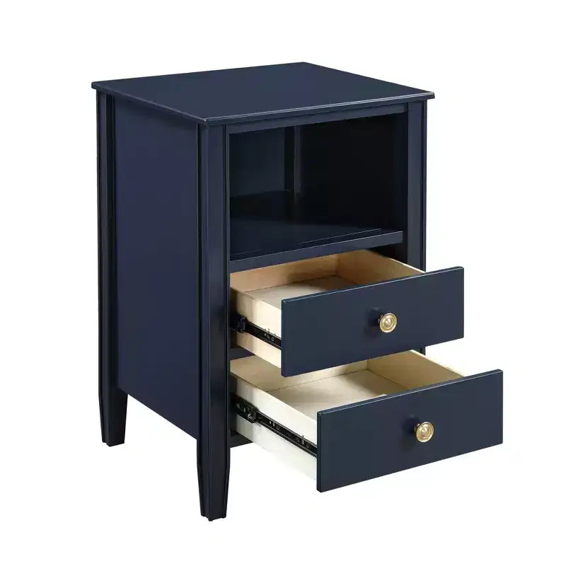 Comfort Pointe Winsley 2 Drawer Storage Nightstand