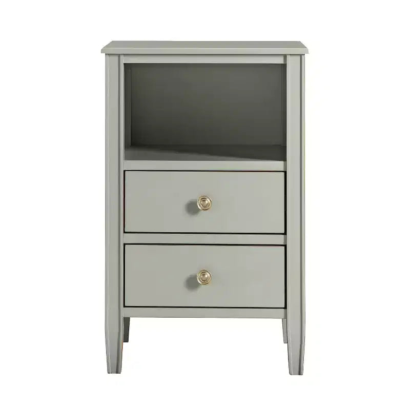 Comfort Pointe Winsley 2 Drawer Storage Nightstand