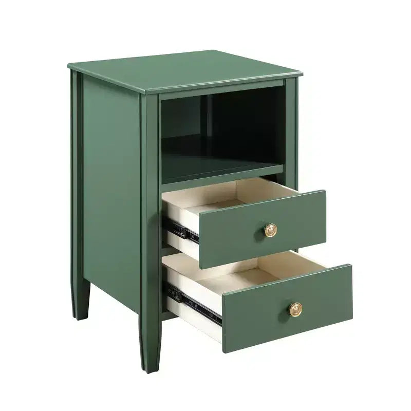 Comfort Pointe Winsley 2 Drawer Storage Nightstand