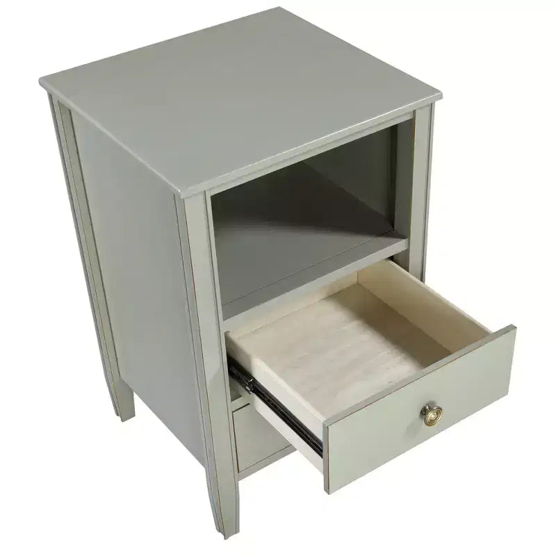 Comfort Pointe Winsley 2 Drawer Storage Nightstand