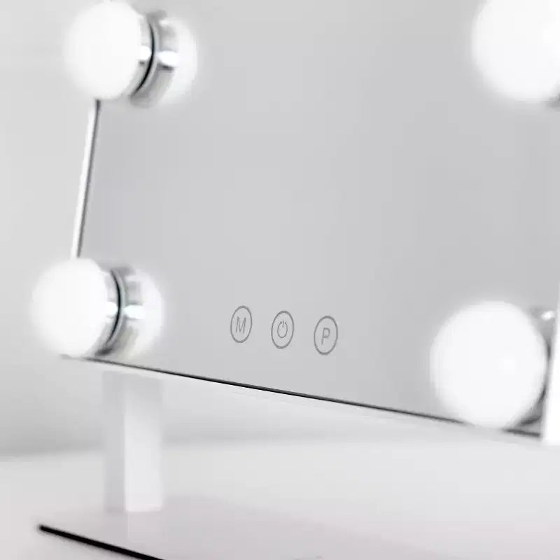 Miroir de courtoisie Zadro Hollywood à ampoules DEL, blanc