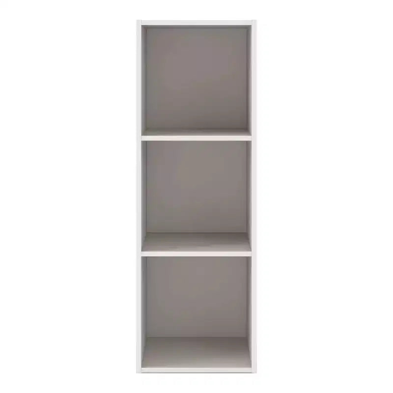 24/7 Shop At Home Bibliothèque moderne Silkpath à 3 cubes, empilable et modulable de 35,3 po