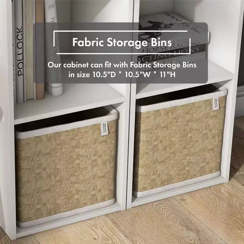 24/7 Shop At Home Bibliothèque moderne Silkpath à 3 cubes, empilable et modulable de 35,3 po