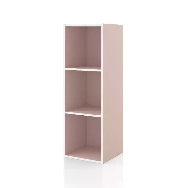 24/7 Shop At Home Libreria Moderna Modulare e Impilabile a 3 Cubi Silkpath da 35,3"