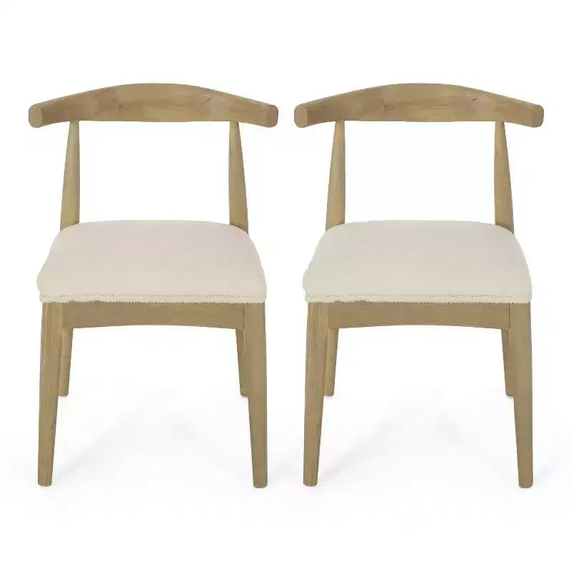 Christopher Knight Home Lot de 2 chaises de salle à manger Cortina