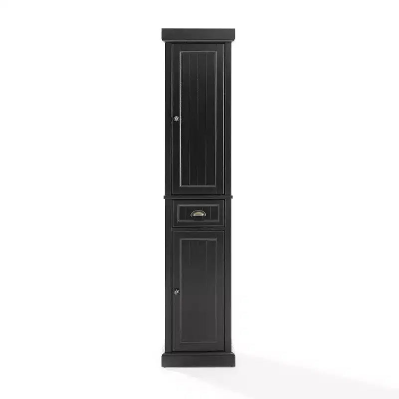 Crosley Seaside Tall Linen Storage Cabinet
