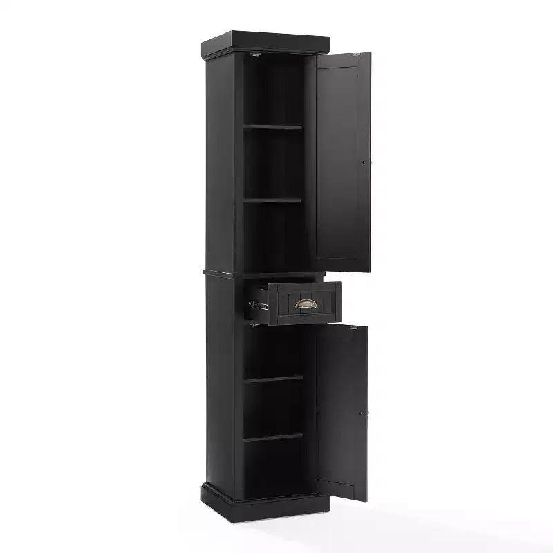 Crosley Seaside Tall Linen Storage Cabinet
