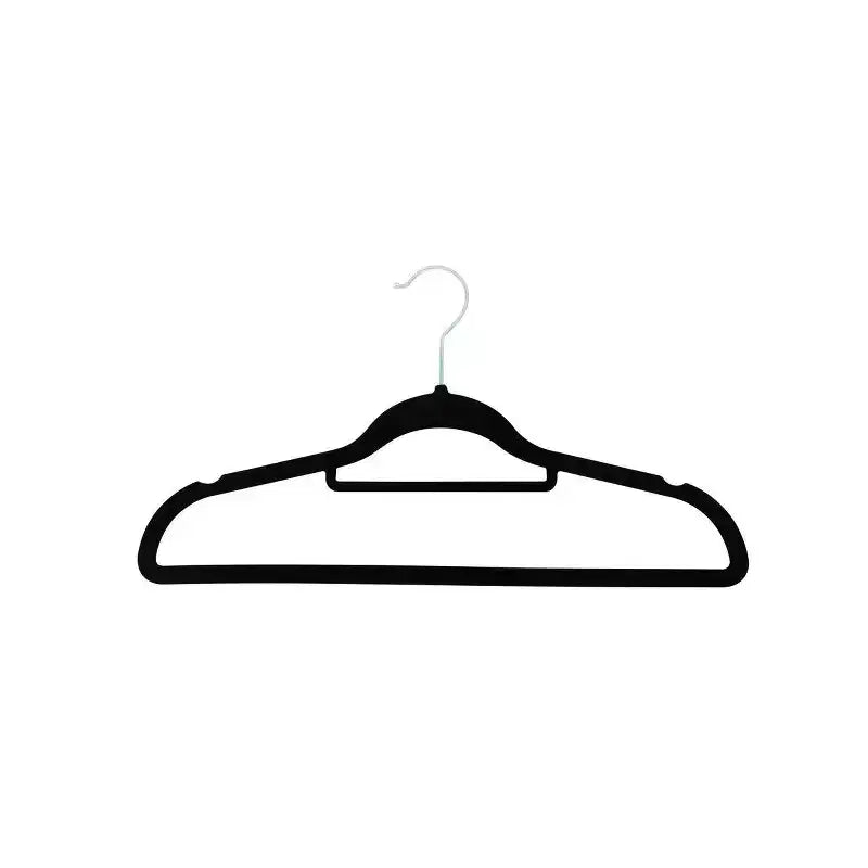 Cintres antidérapants en velours de qualité supérieure J&V TEXTILES, lot de 120, avec crochet rotatif à 360 degrés
