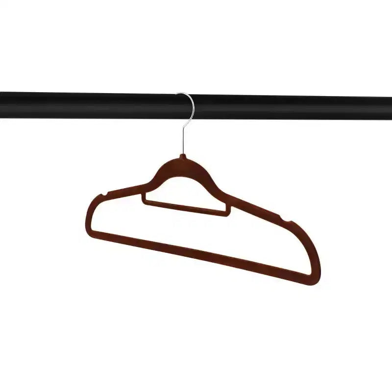 Cintres antidérapants en velours de qualité supérieure J&V TEXTILES, lot de 120, avec crochet rotatif à 360 degrés