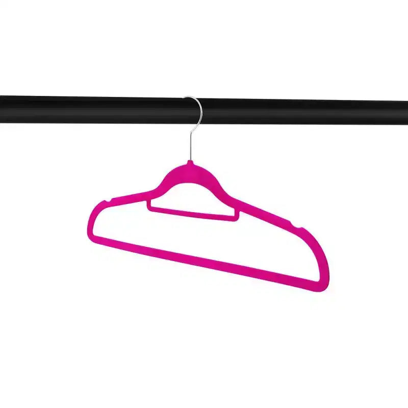 Cintres antidérapants en velours de qualité supérieure J&V TEXTILES, lot de 120, avec crochet rotatif à 360 degrés