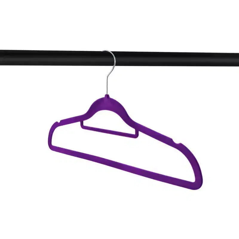 Cintres antidérapants en velours de qualité supérieure J&V TEXTILES, lot de 120, avec crochet rotatif à 360 degrés