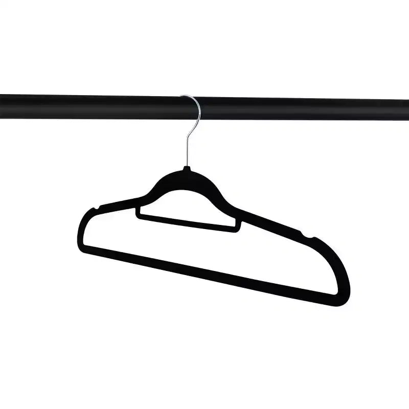 Cintres antidérapants en velours de qualité supérieure J&V TEXTILES, lot de 120, avec crochet rotatif à 360 degrés