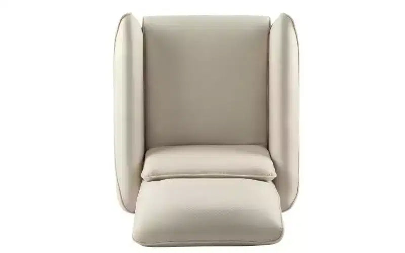 Fauteuil inclinable rembourré Christopher Knight Home Owen avec pieds fuselés en bois d'hévéa