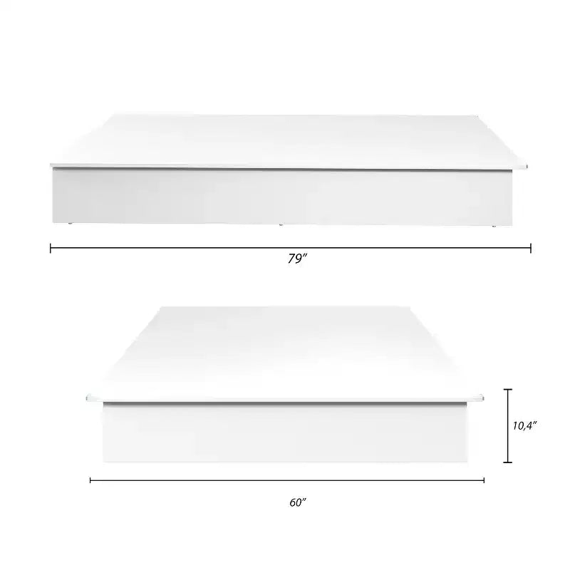 Lit plateforme Nexera Queen Valere, aucun sommier tapissier requis