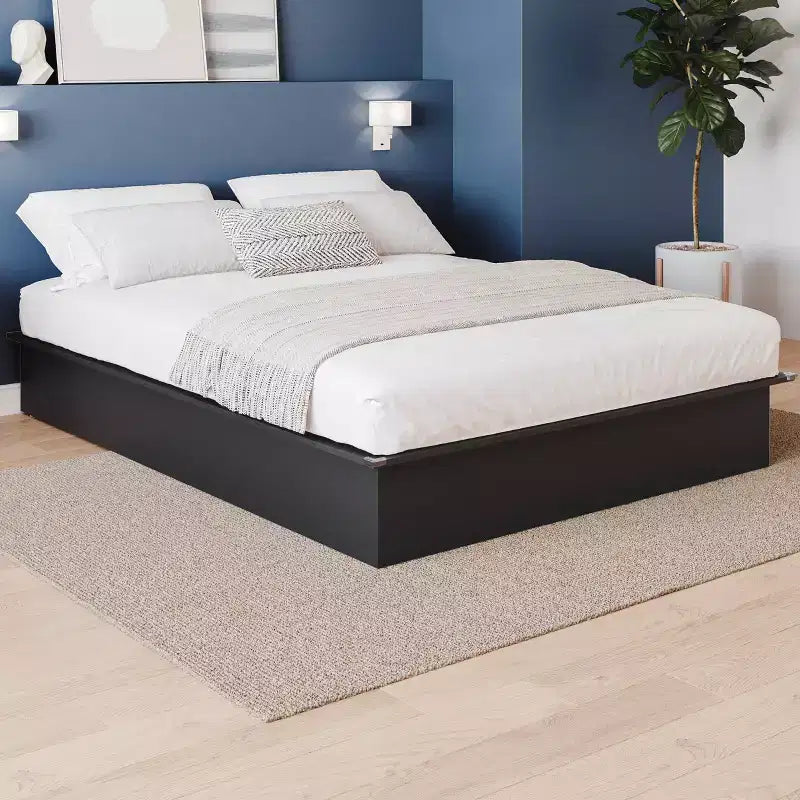 Lit plateforme Nexera Queen Valere, aucun sommier tapissier requis